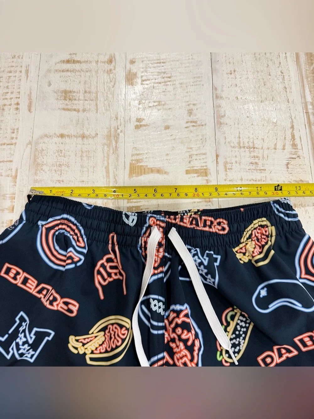 Chubbies NFL Chicago Bears Classic Swim Trunks 5.5” Like New